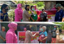 Kepedulian Sosial Kapolres Bolmong AKBP Nova Irone Surentu, SH.MH, Berikan Bantuan Kepada Ibu Lansia Desa Wineru.