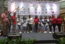 Ramai Pengunjung. Stand Sulut Terfavorit Dalam Ajang Jakarta ITT Expo 2022.