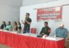 Camat Modoinding Meyer Tigau, S.Ip, Pimpin Rakor dan Evaluasi Kecamatan Modoinding.